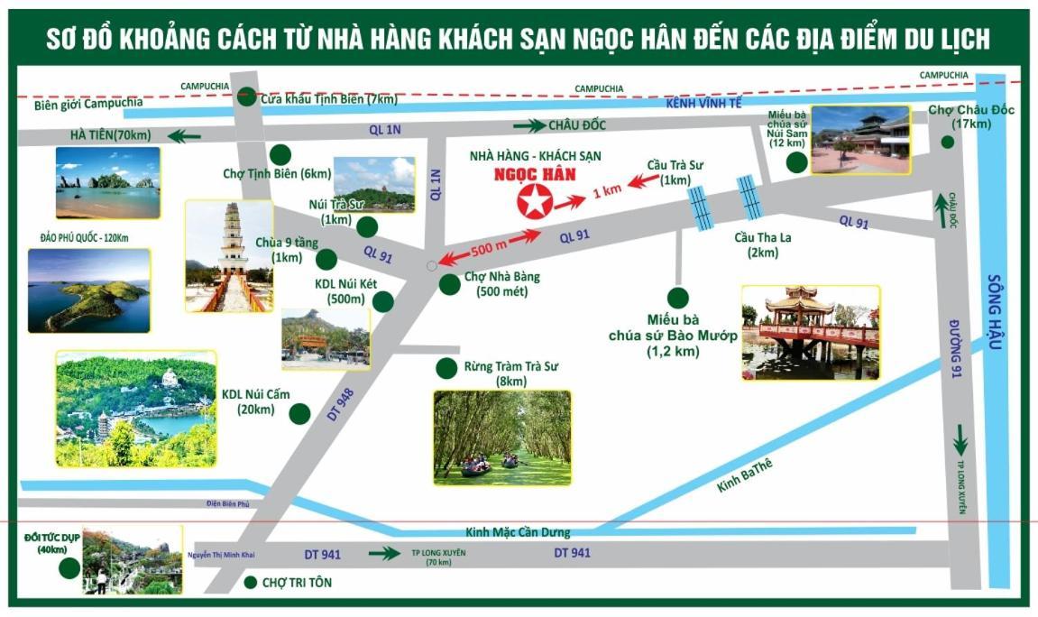 Khach San Ngoc Han Ap Vinh Phu エクステリア 写真